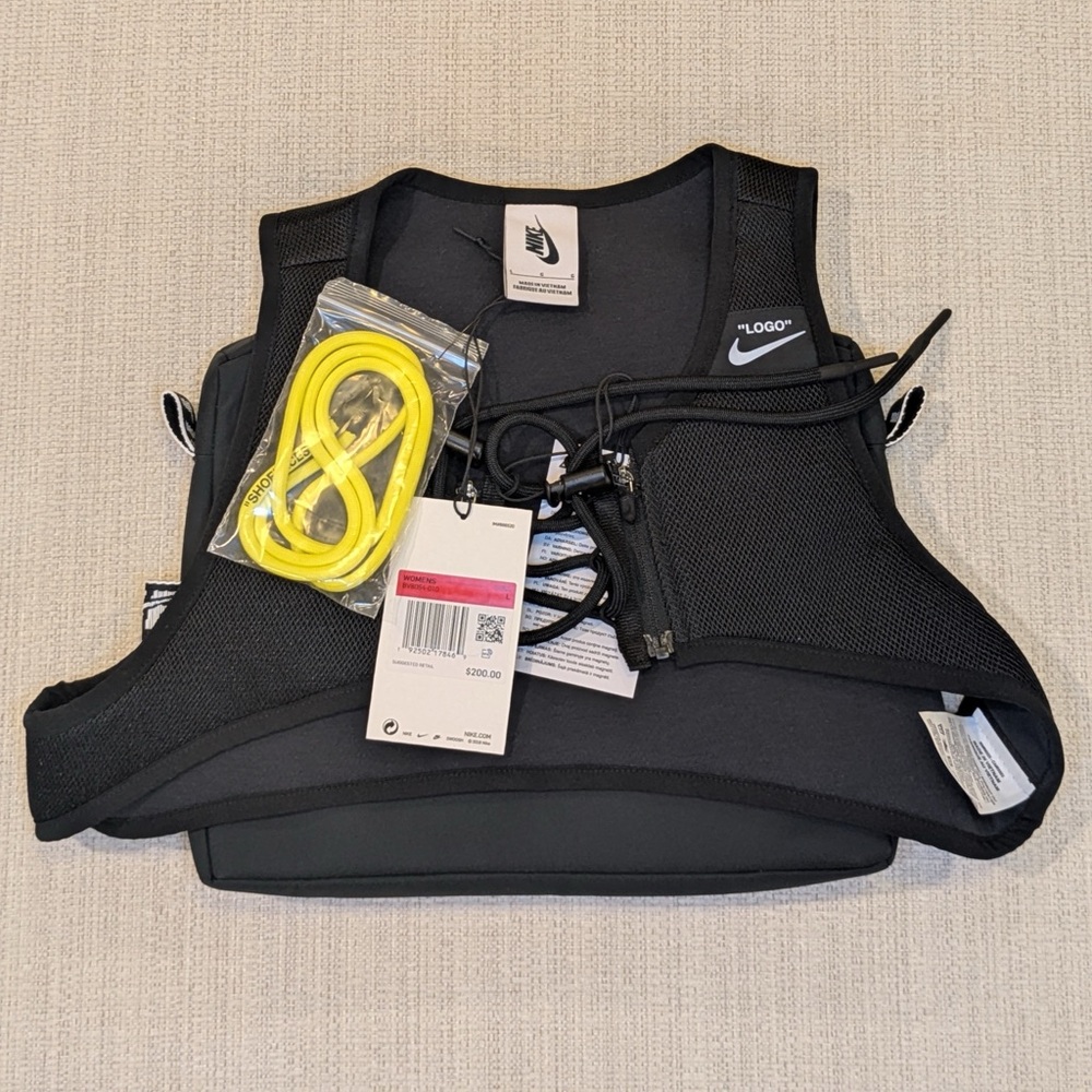 Off White X Nike Utility Vest Bag Black - (Large)
